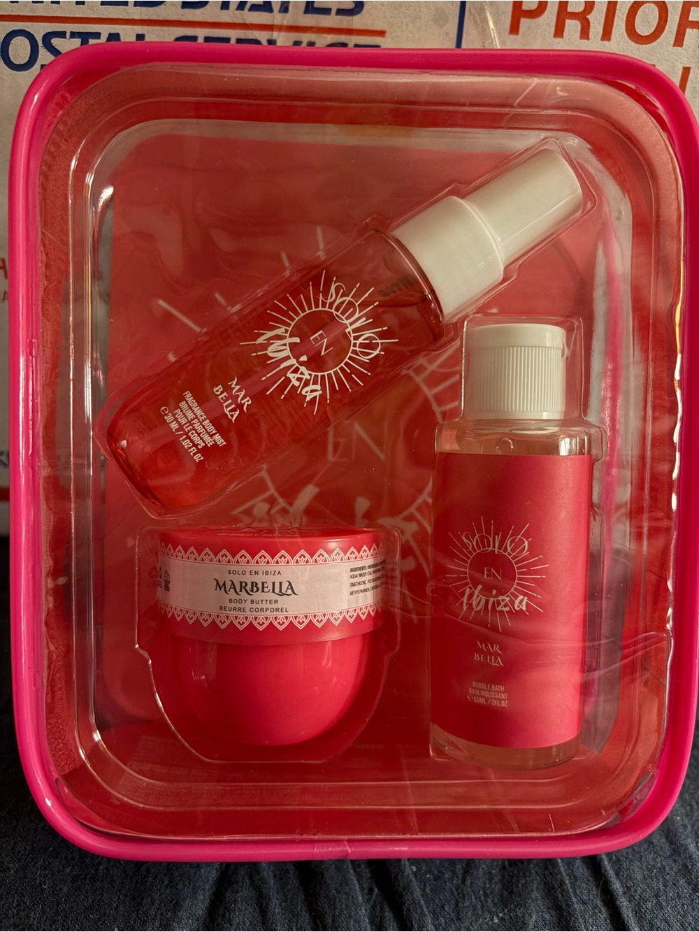 MaraBella Women’s Pink Body Care Gift Set